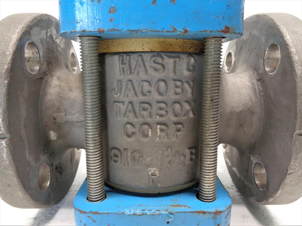 Jacoby Tarbox 1-1/2" Flanged Sight Flow Indicator, Drip Style, Hast C, 910-11/2B